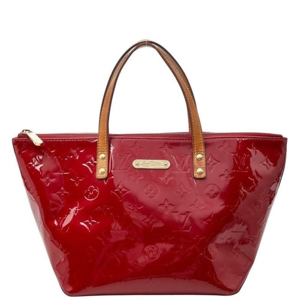 Louis Vuitton Monogram Vernis Bellevue PM Handbag Pomme dAmour Red